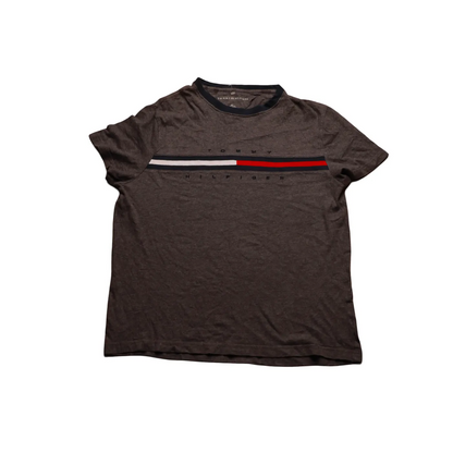 Tommy Hilfiger Kids Big Logo T-Shirt Grey Age 16Y