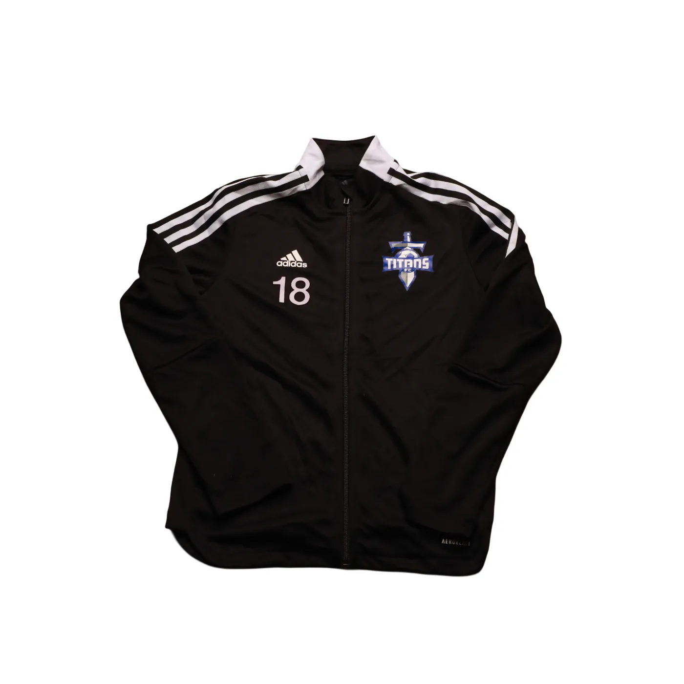 Adidas Kids Track Jacket Black Age 11-12Y
