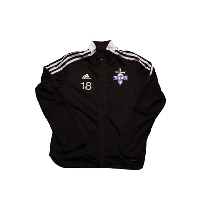 Adidas Kids Track Jacket Black Age 11-12Y