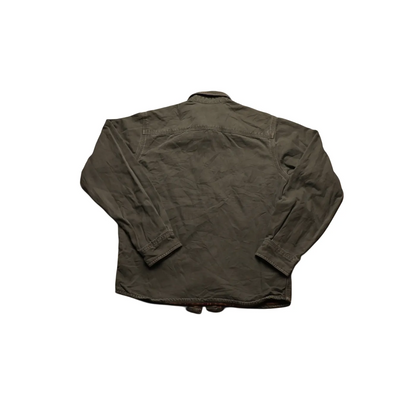 Carhatt Kids Khaki Shirt Jacket Green Age 14Y