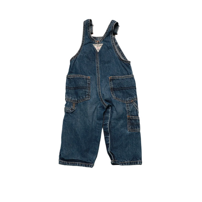 OshKosh Kids Denim Dungarees Blue Age 12M