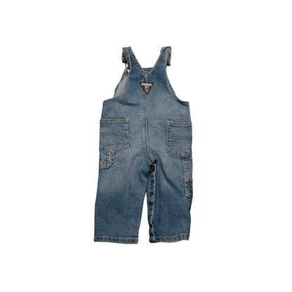 OshKosh Kids Big Logo Dungarees Blue Age 9M