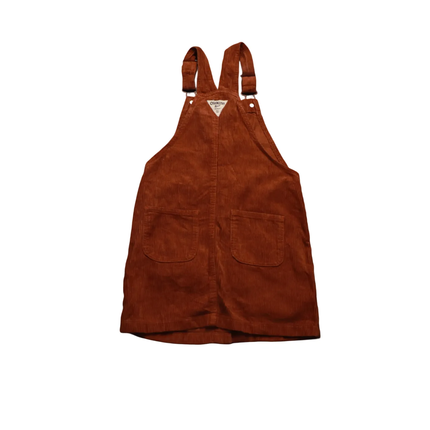 OshKosh Kids Corduroy Skirt Dungarees Brown Age 7Y