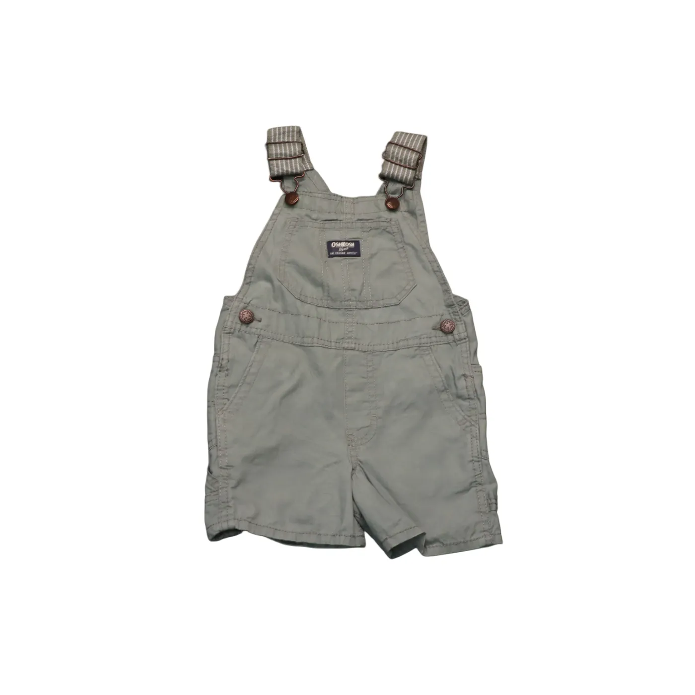 OshKosh Kids Shortall Dungarees Green Age 24M
