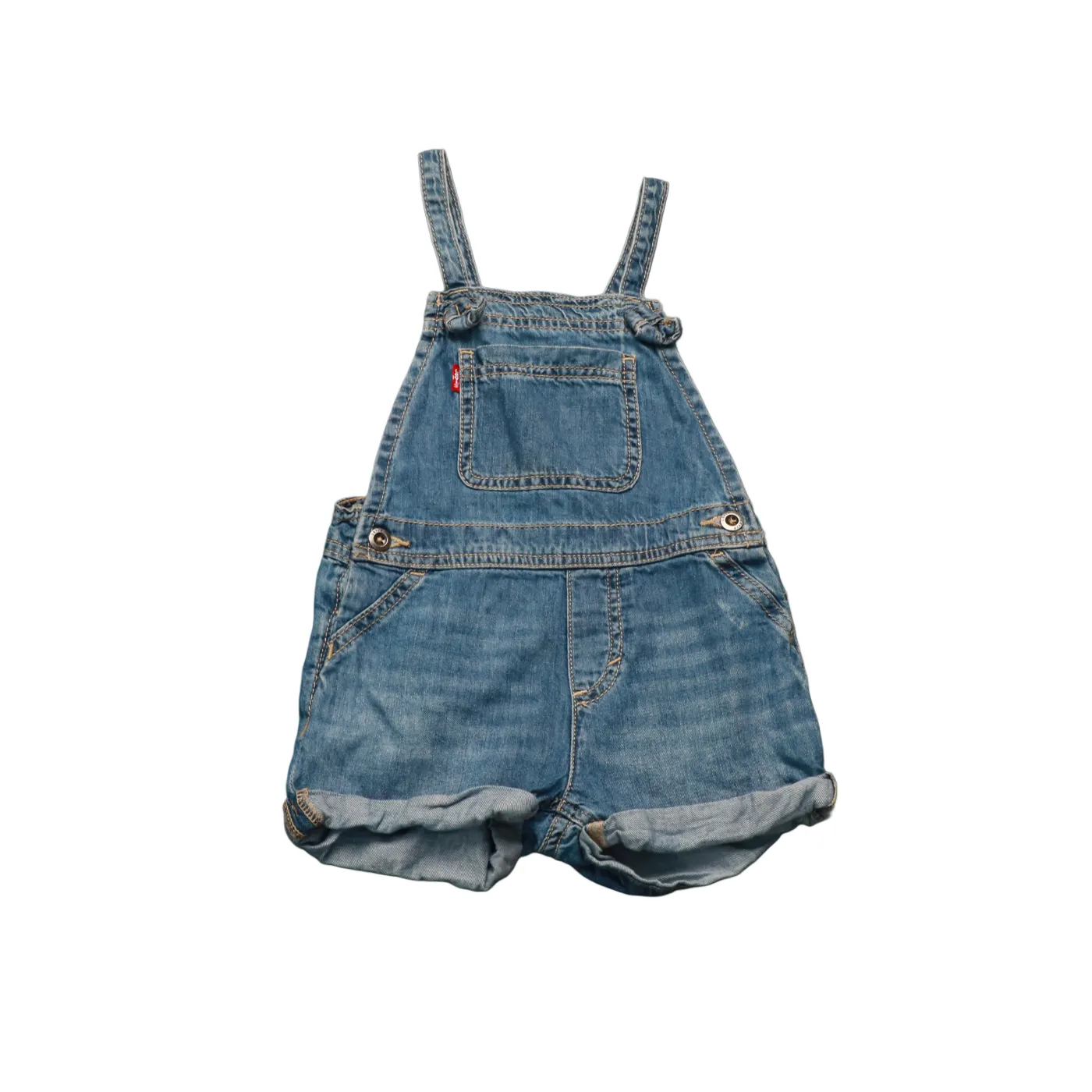 Levis Kids Shortall Dungarees Blue Age 4T