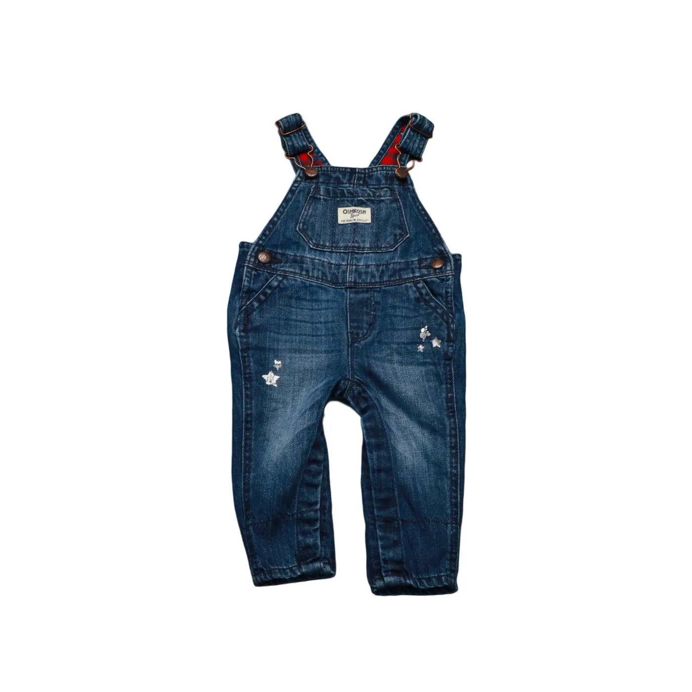 OshKosh Kids Denim Dungarees Blue Age 6-9M
