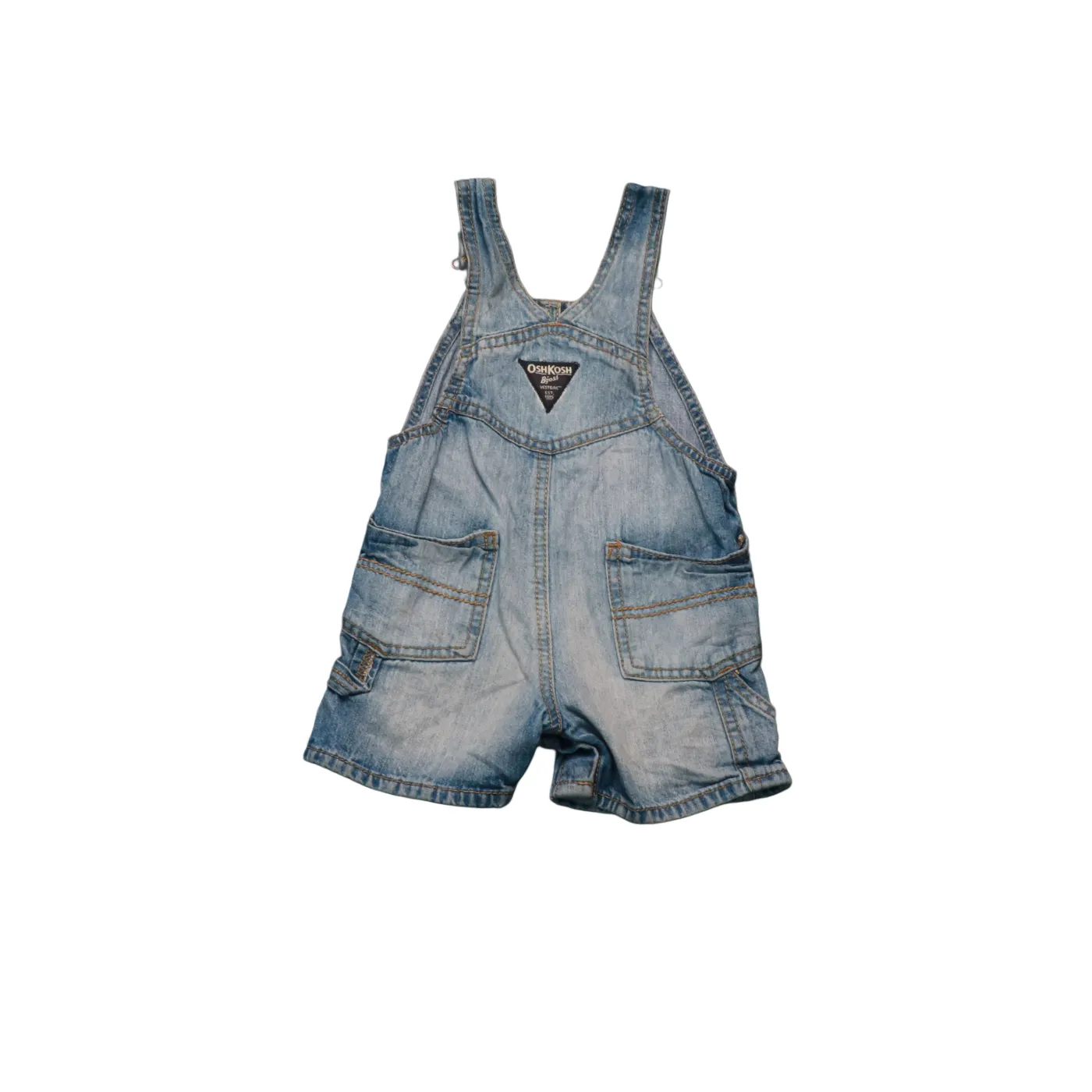 OshKosh Kids Denim Shortall Dungarees Blue Age 12M