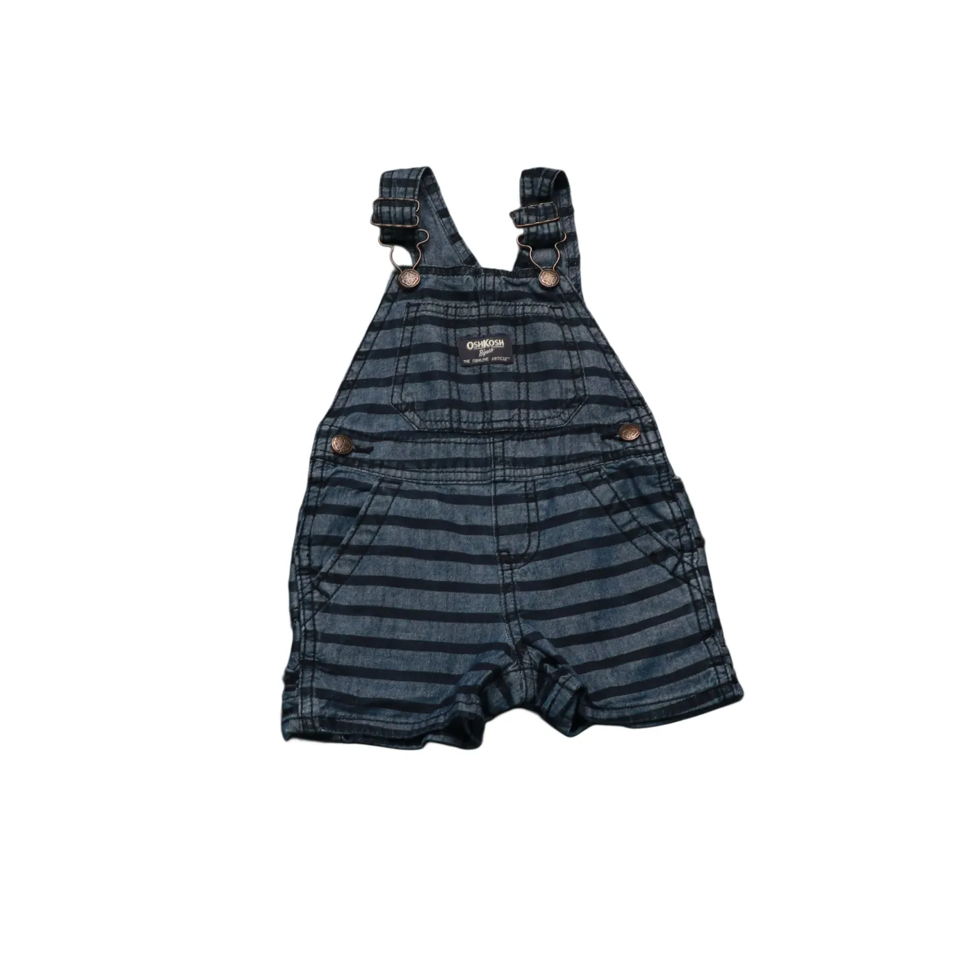 OshKosh Kids Shortall Dungarees Blue Age 9M