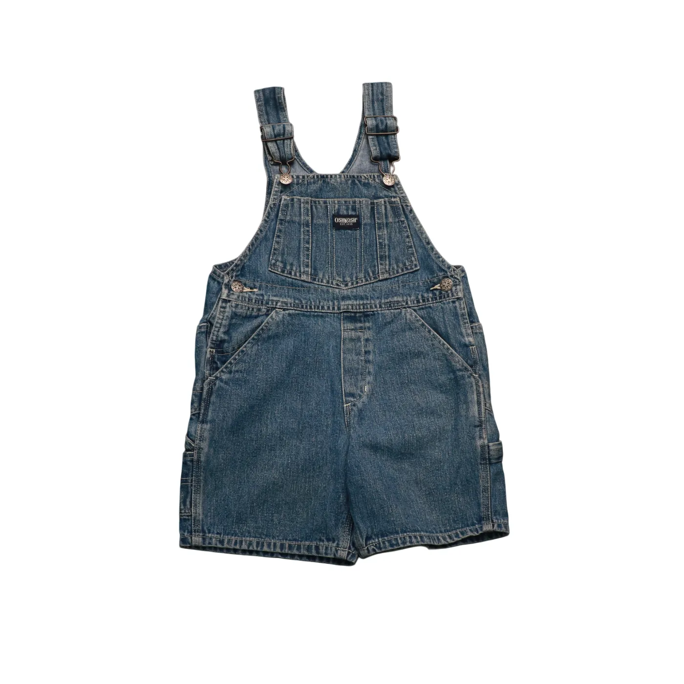 OshKosh Kids Shortall Dungarees Blue Age 4Y
