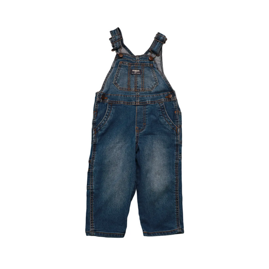 OshKosh Kids Denim Dungarees Blue Age 2Y