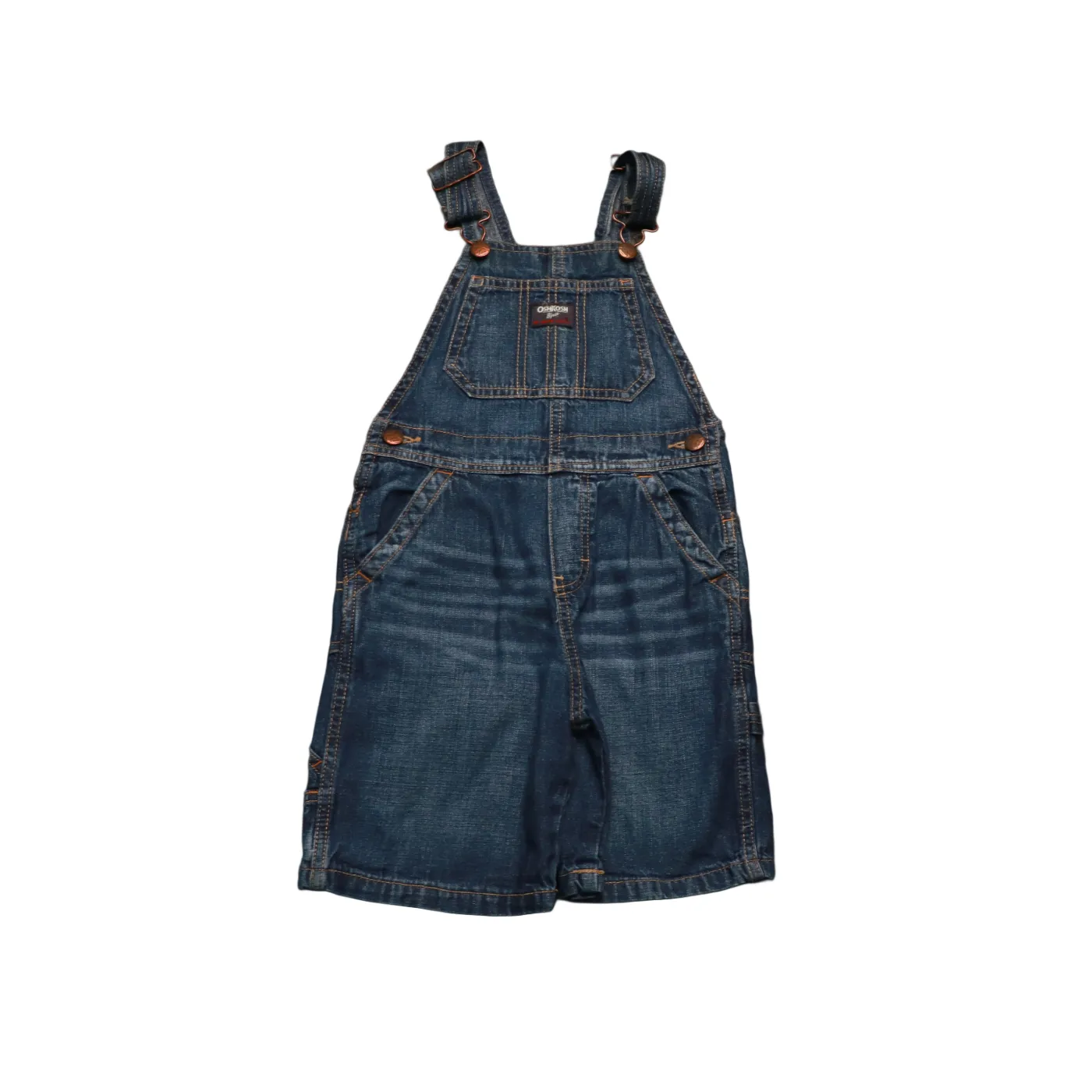 OshKosh Kids Shortall Dungarees Blue Age 4Y