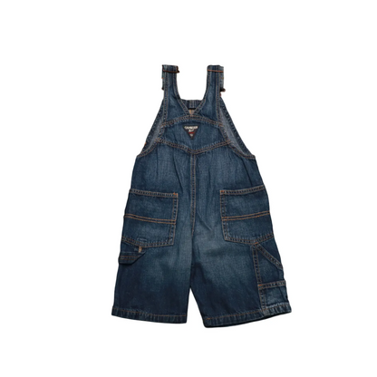 OshKosh Kids Shortall Dungarees Blue Age 4Y