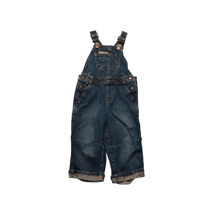 OshKosh Kids Denim Dungarees Blue Age 2T