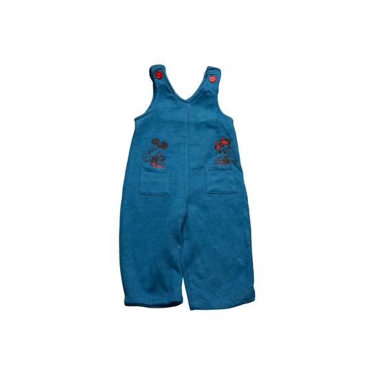 Disney Kids Denim Dungarees Blue Age 12M