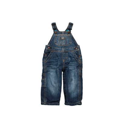 OshKosh Kids Denim Dungarees Blue Age 9M