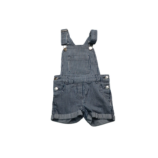 Kids & CO Kids Striped Shortall Dungarees Multi Age 4Y