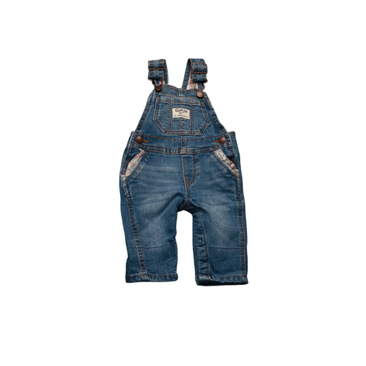OshKosh Kids Denim Dungarees Blue Age 3M