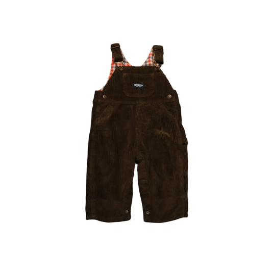 OshKosh Kids Corduroy Dungarees Green Age 6-9M