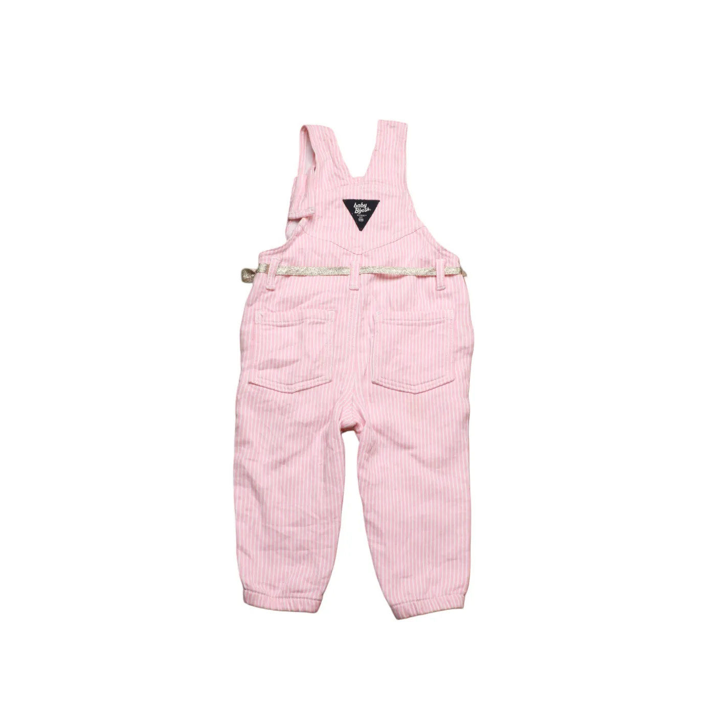 OshKosh Kids Striped Dungarees Pink Age 12M