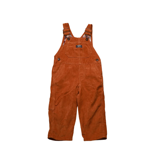 OshKosh Kids Corduroy Dungarees Brown Age 2Y