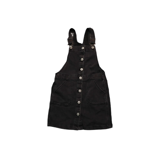 OshKosh Kids Skirt Dungarees Black Age 7Y