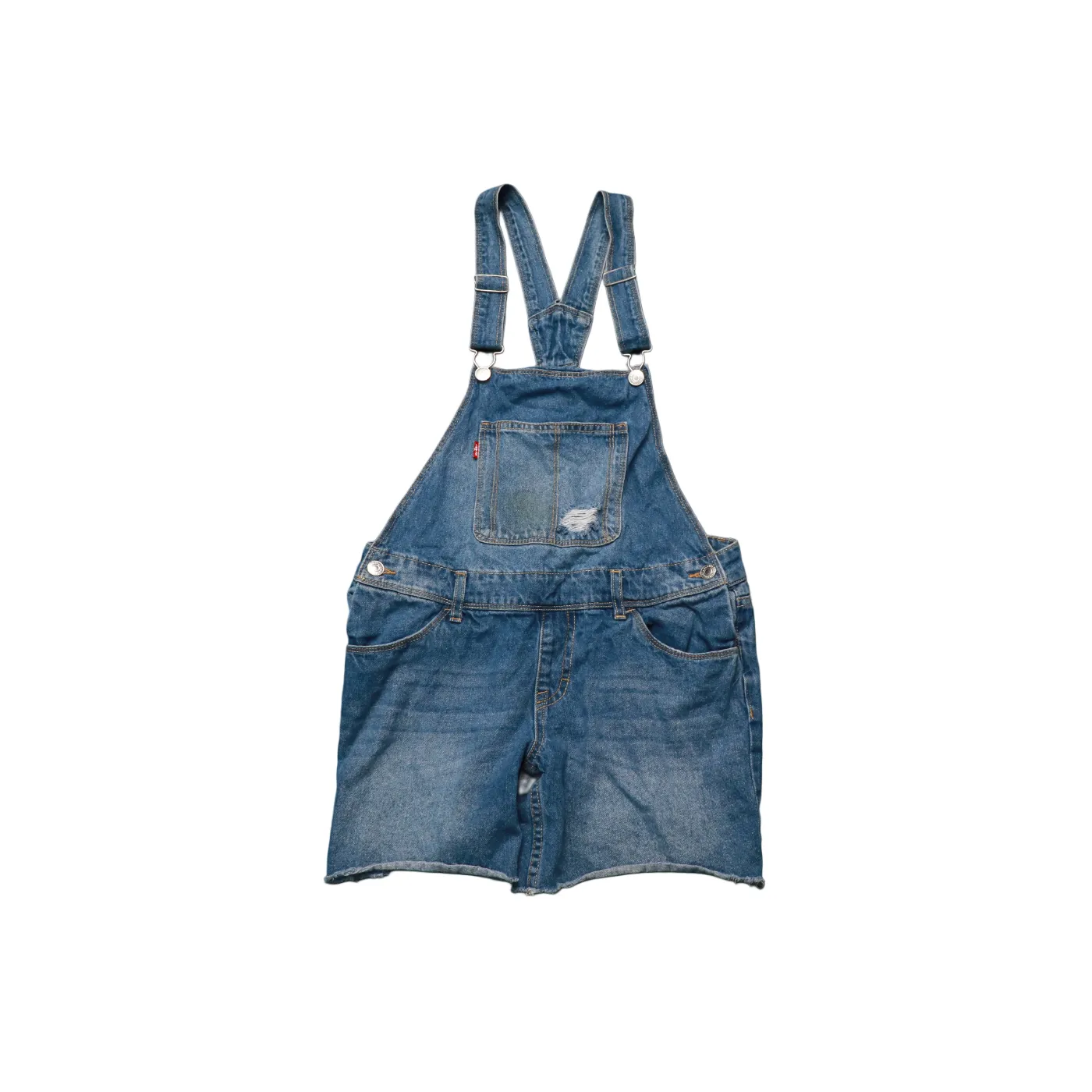 Levi's Kids Denim Shortalls Dungarees Blue Age 14Y