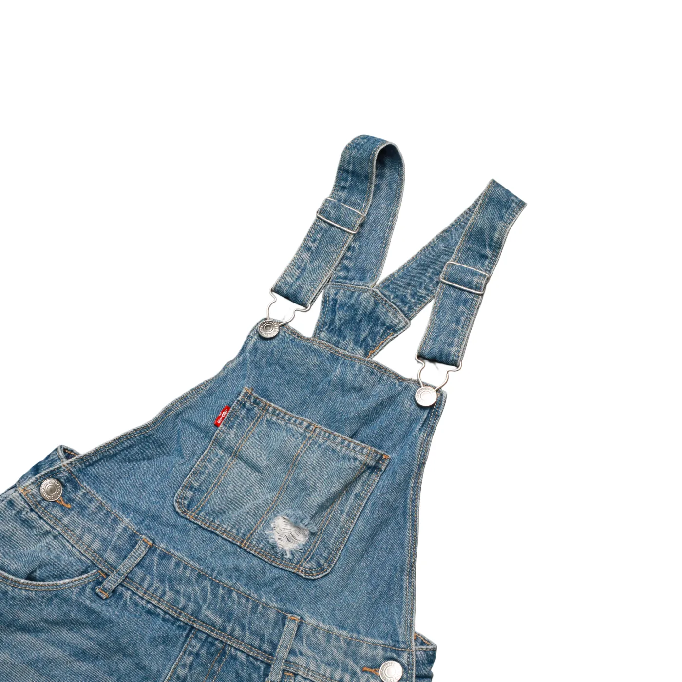 Levi's Kids Shortalls Dungarees Blue Age 7Y