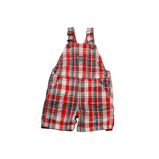 OshKosh Kids Checkered Shortall Dungarees Multi Age 24M