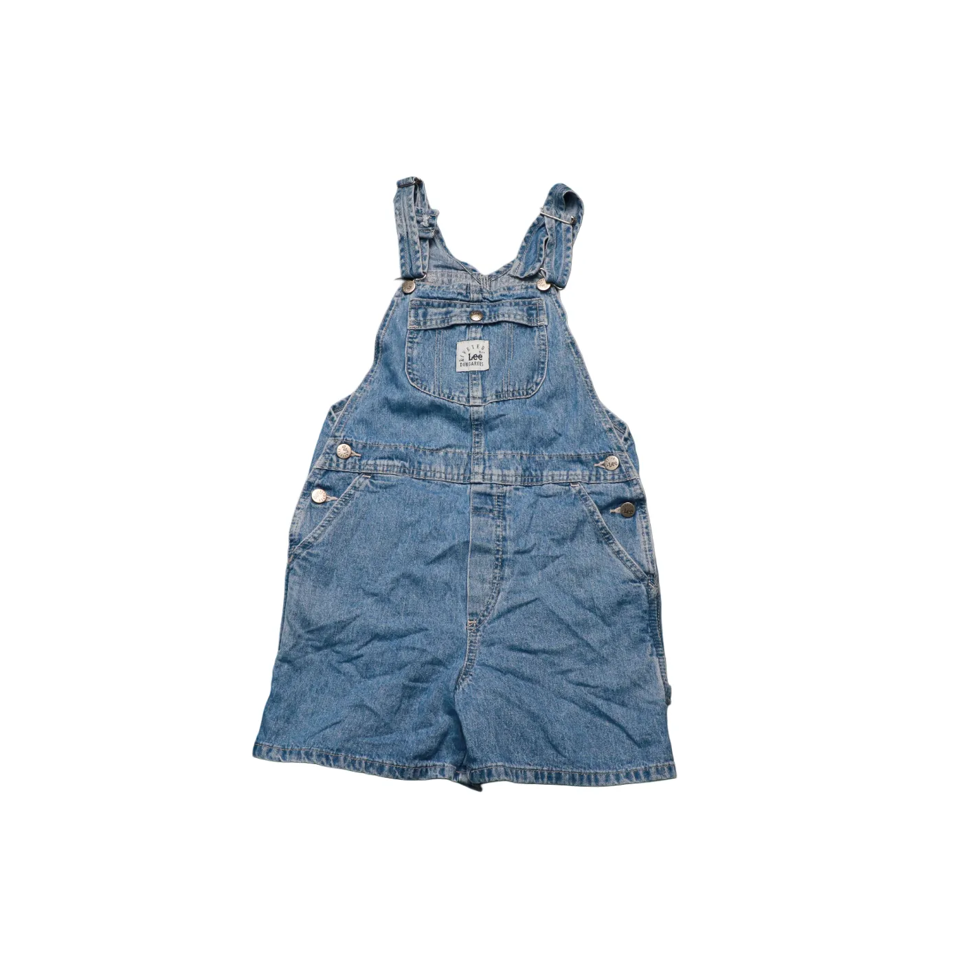 Lee Kids Denim Shortalls Dungarees Blue Age 12-13Y