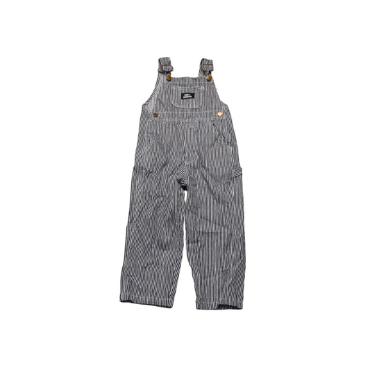 Unbranded Kids Striped Dungarees Multi Age 5-6Y