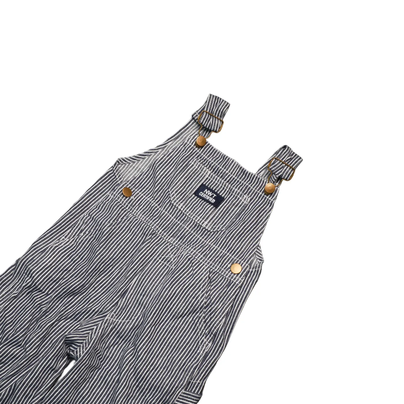 Unbranded Kids Striped Dungarees Multi Age 5-6Y