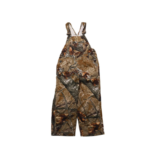 Outfitters Ridge Kids Tree Print Dungarees Multi Age 7Y