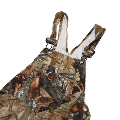 Outfitters Ridge Kids Tree Print Dungarees Multi Age 7Y