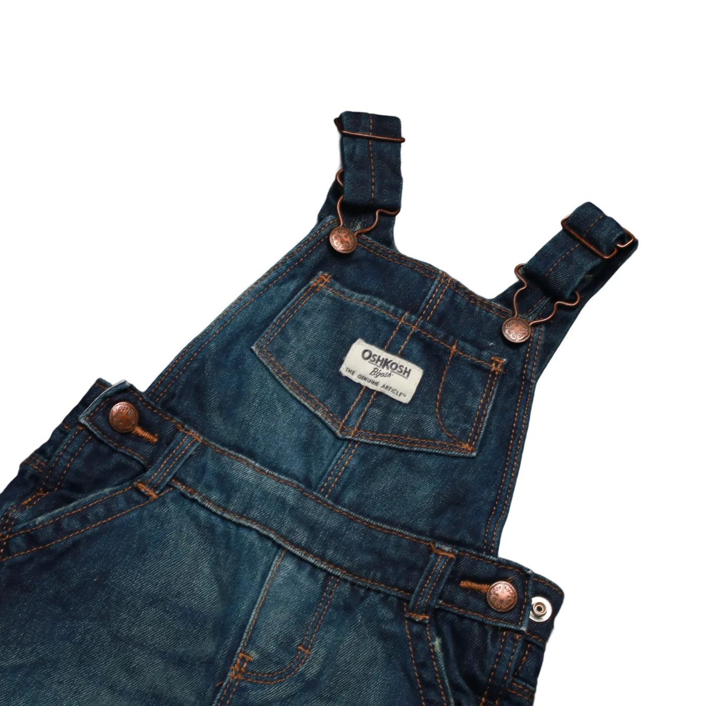 OshKosh Kids Fleece Lined Dungarees Blue Age 12M