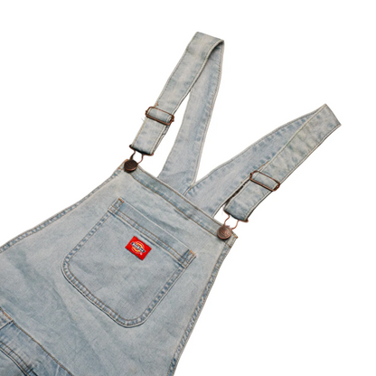 Dickies Kids Shortalls Dungarees Blue Age 16Y