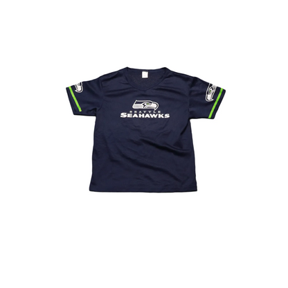 Seattle SeaHawks Kids NFL Jersey Blue Age 7Y