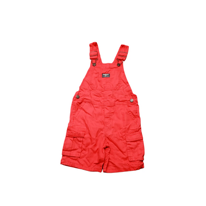 OshKosh Kids Shortalls Dungarees Red Age 5T
