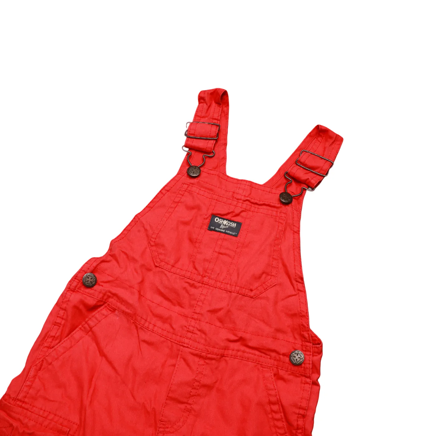 OshKosh Kids Shortalls Dungarees Red Age 5T