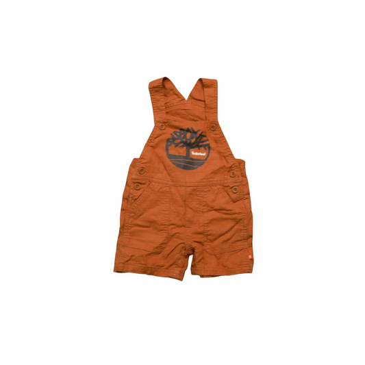 Timberland Kids Shortalls Dungarees Brown Age 12M