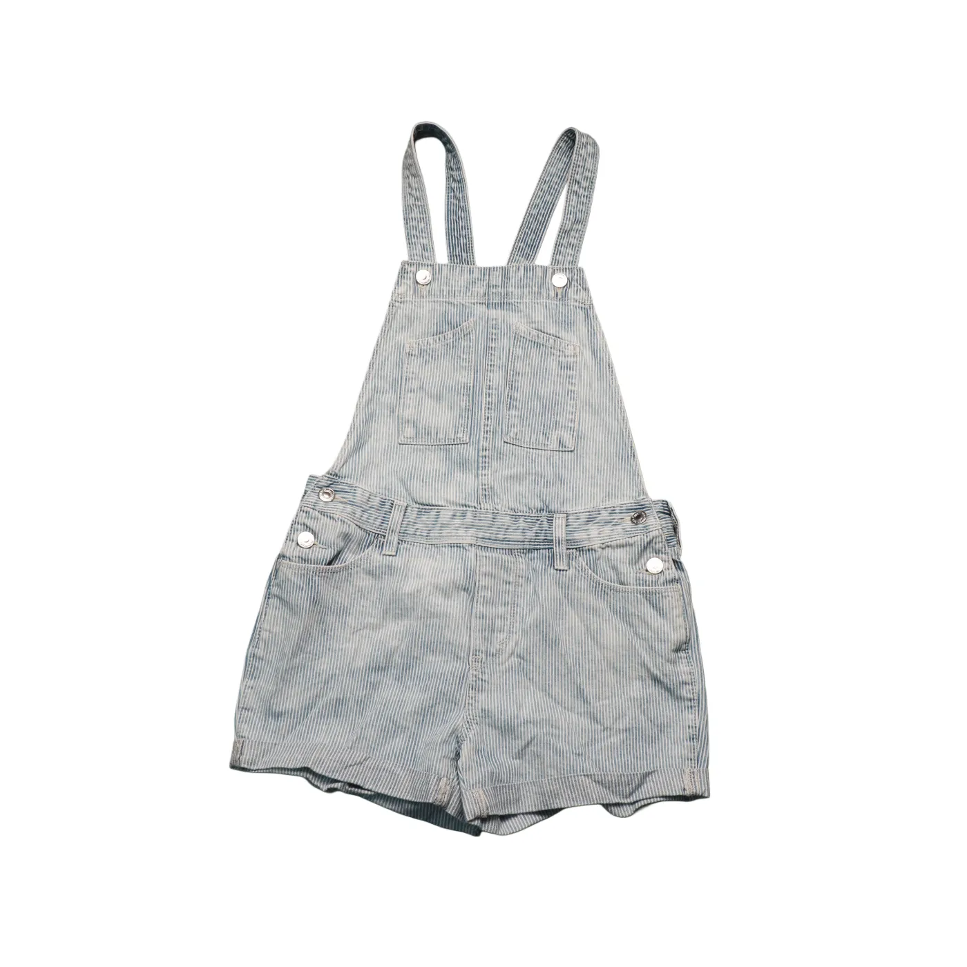 Levi's Kids Striped Shortalls Dungarees Multi Age 12-13Y