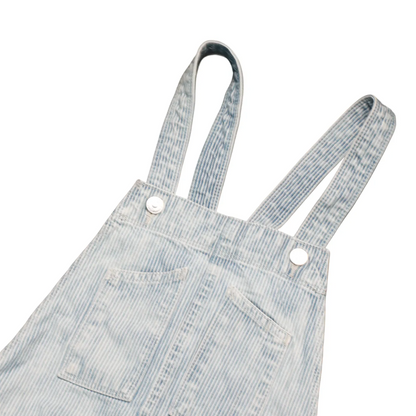 Levi's Kids Striped Shortalls Dungarees Multi Age 12-13Y