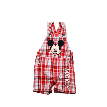 Disney Kids Big Logo Shortall Dungarees Multi Age 12M
