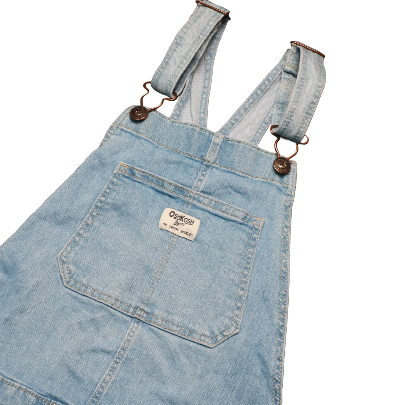 OshKosh Kids Shortalls Dungarees Blue Age 14Y