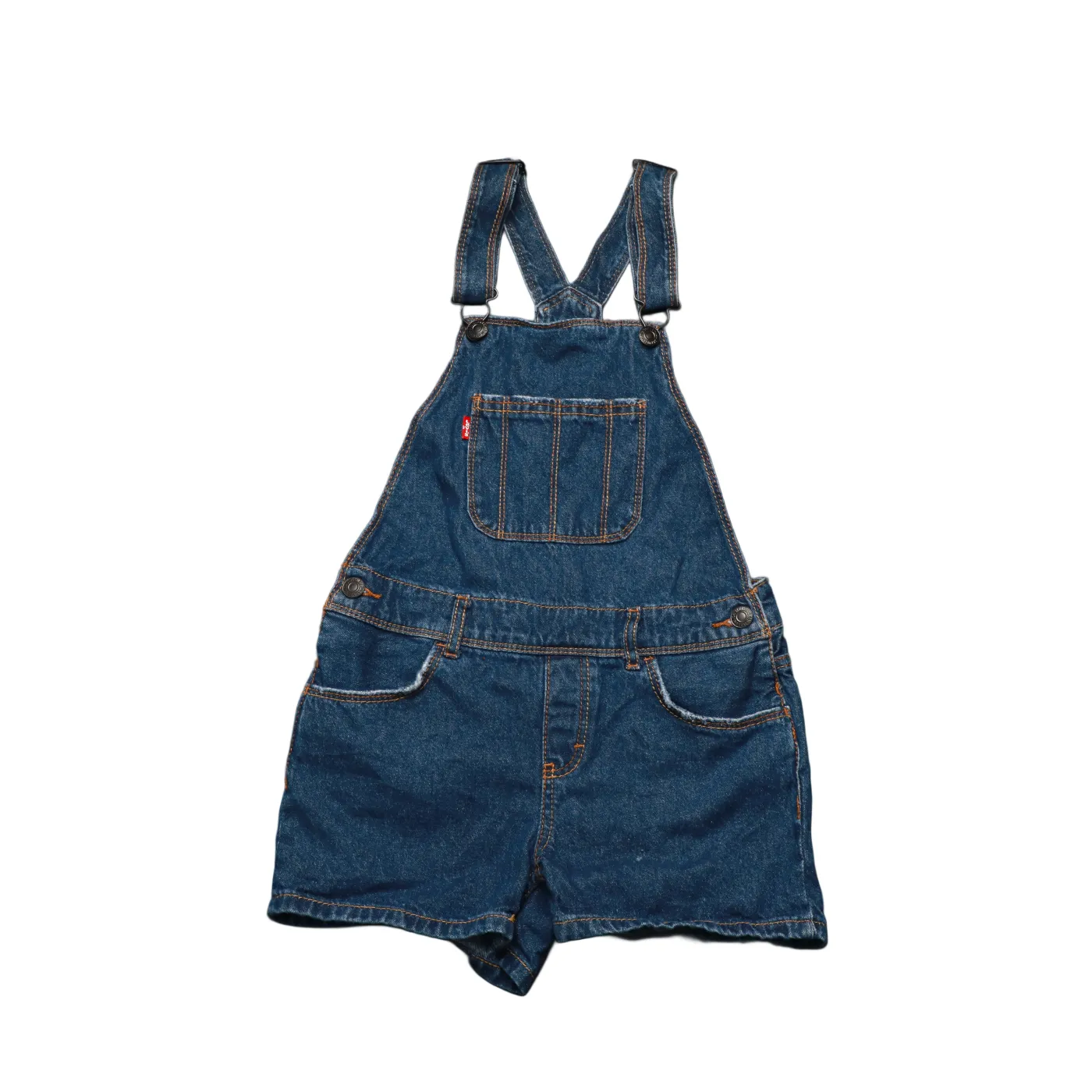 Levi's Kids Shortalls Dungarees Blue Age 7-8Y