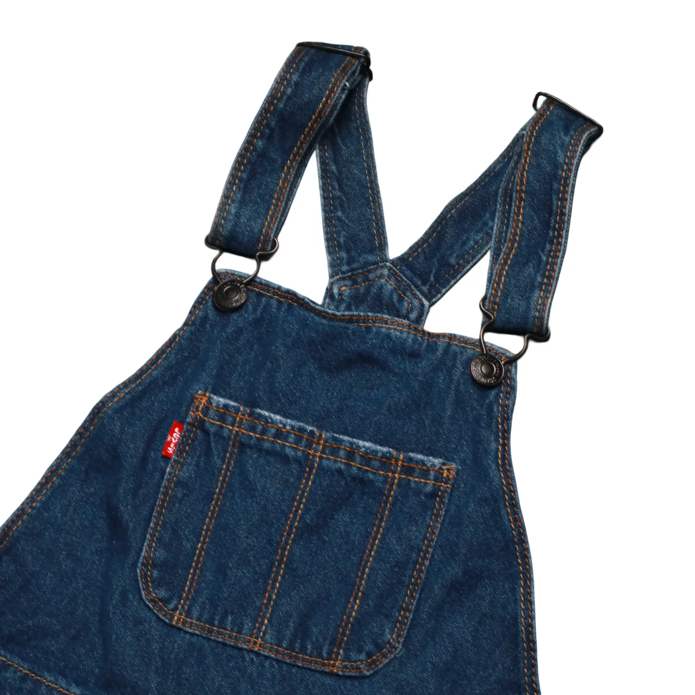 Levi's Kids Shortalls Dungarees Blue Age 7-8Y