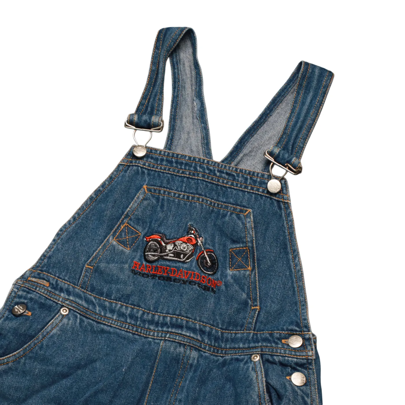 Harley Davidson Kids  Dungarees Blue Age 6Y