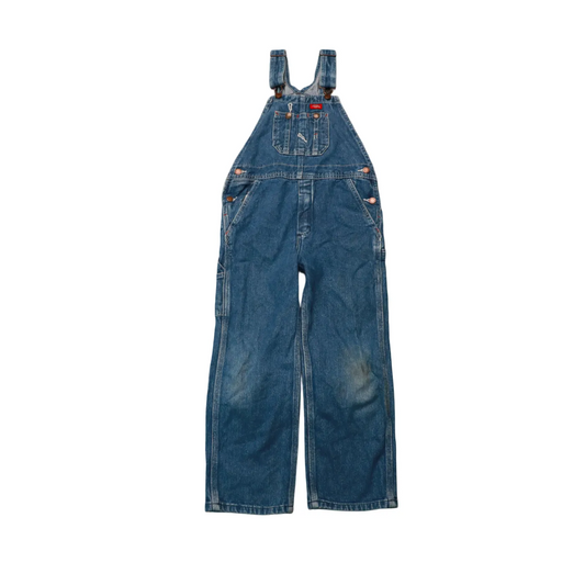 Dickies Kids  Dungarees Blue Age 6Y