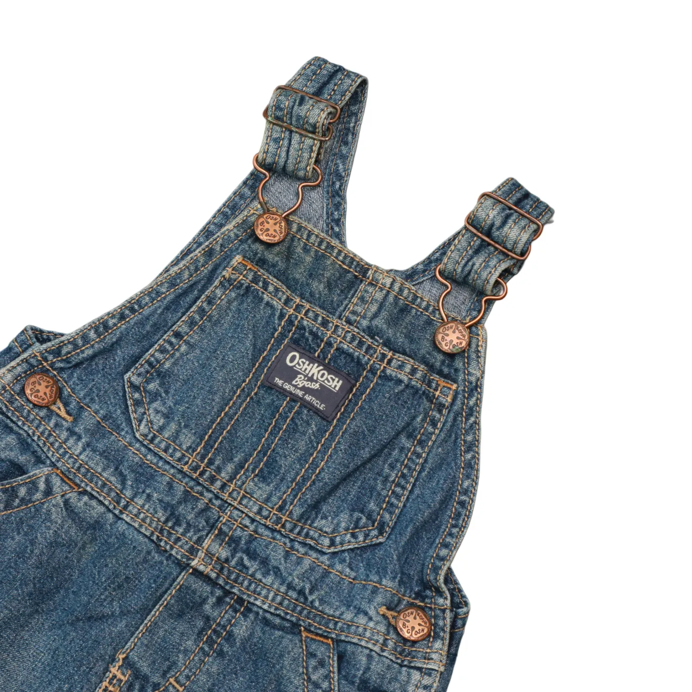 OshKosh Kids Shortalls Dungarees Blue Age 18M