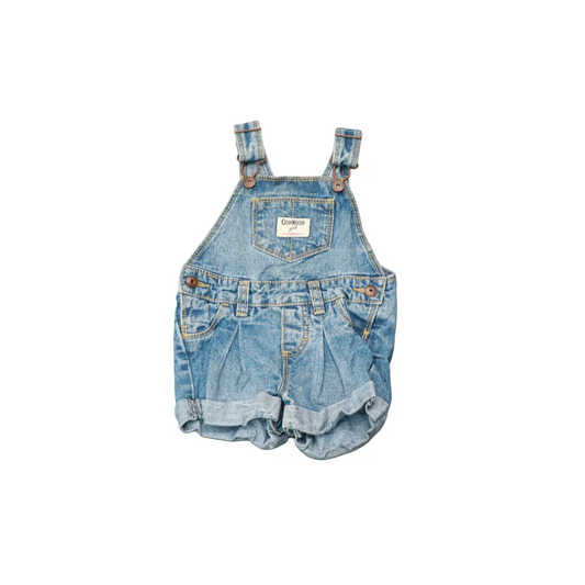 OshKosh Kids Shortalls Dungarees Blue Age 12M