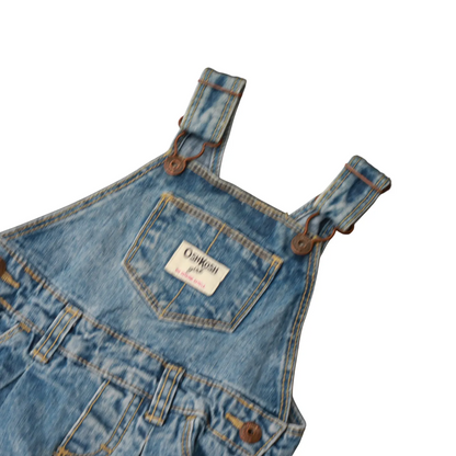 OshKosh Kids Shortalls Dungarees Blue Age 12M